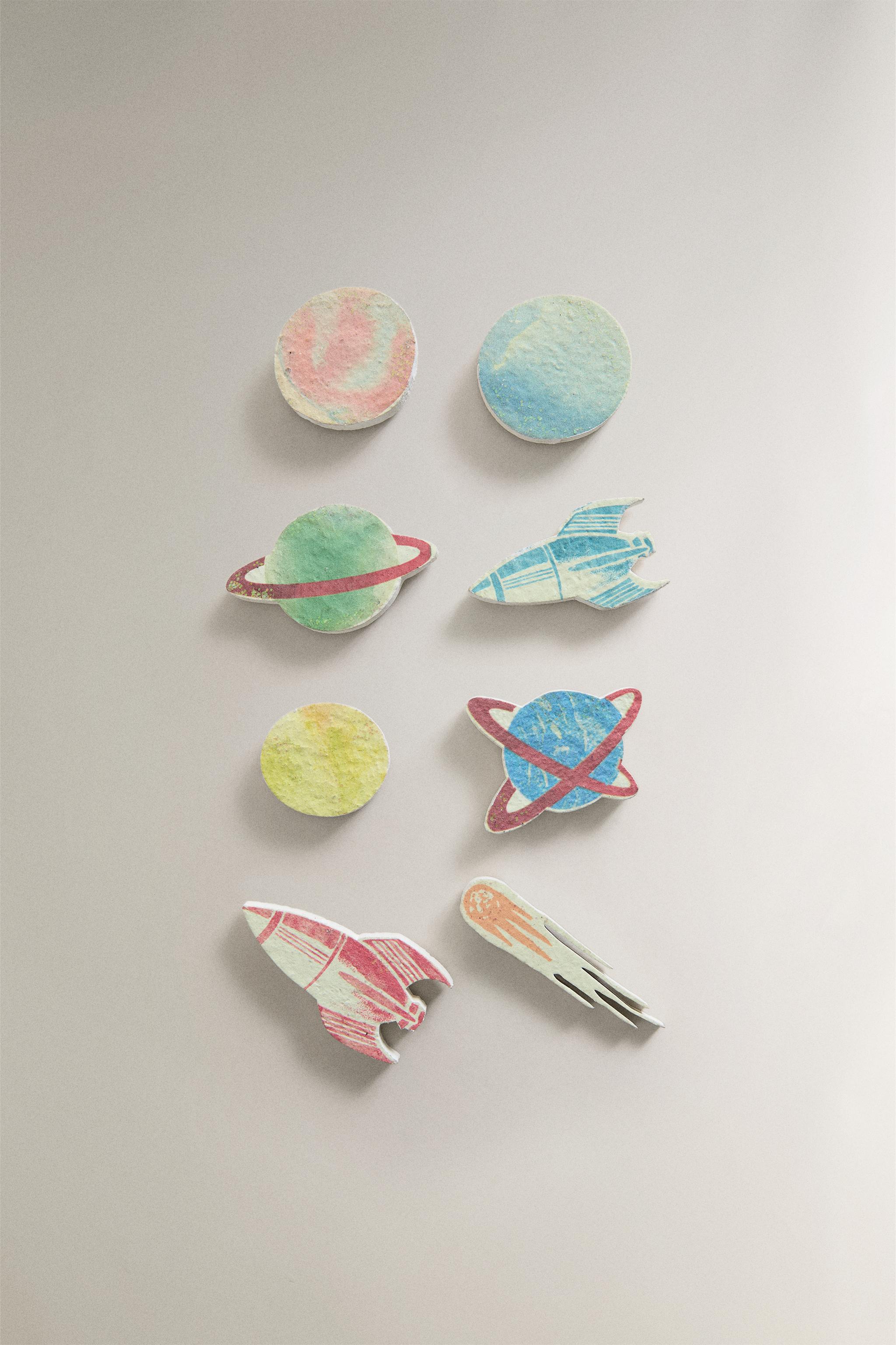 AUTOCOLLANTS ENFANT ESPACE LUMINESCENTS